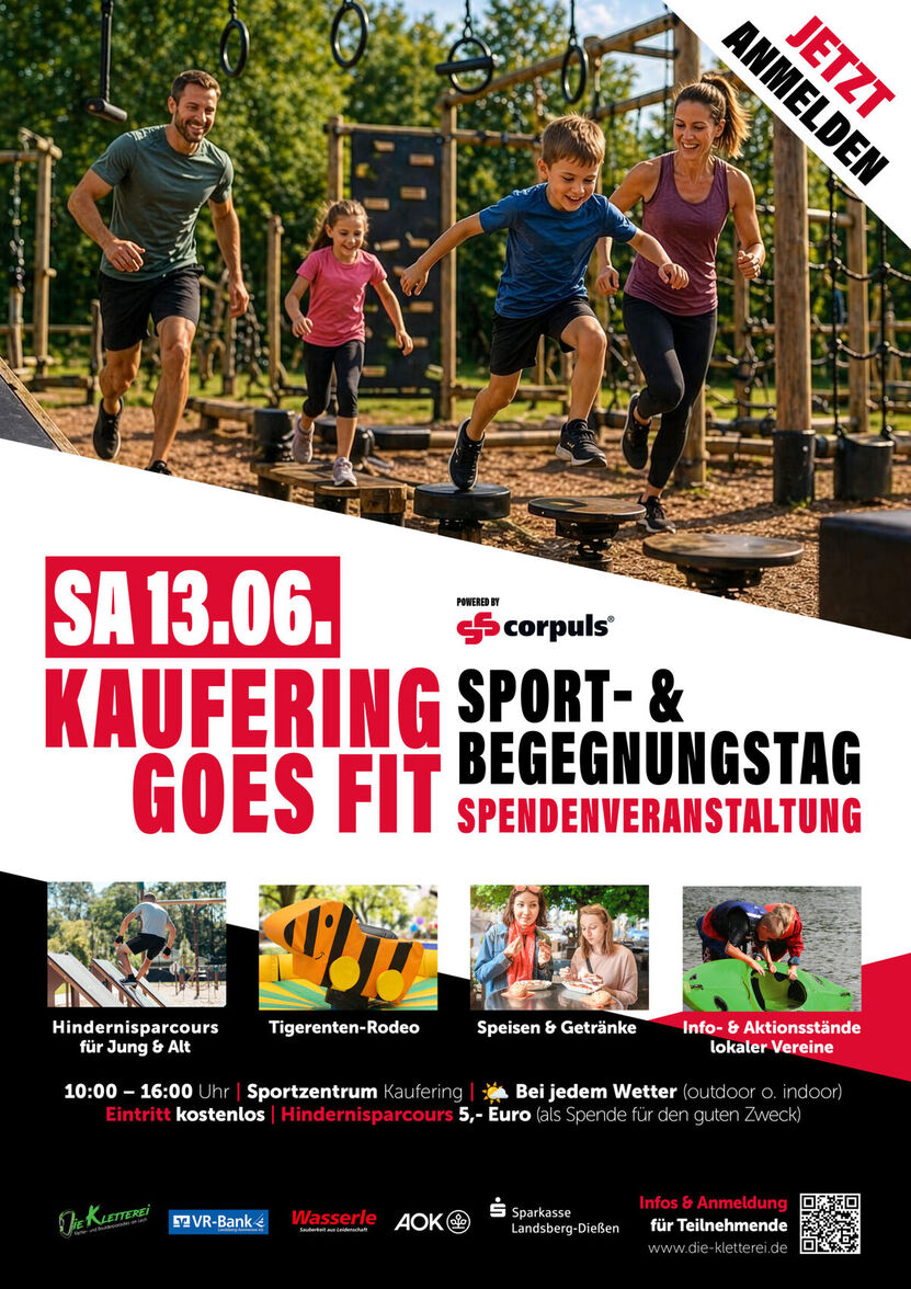 Der Talententdecker ist dabei: Sport- und Begegnungstag in Kaufering am 13.06.